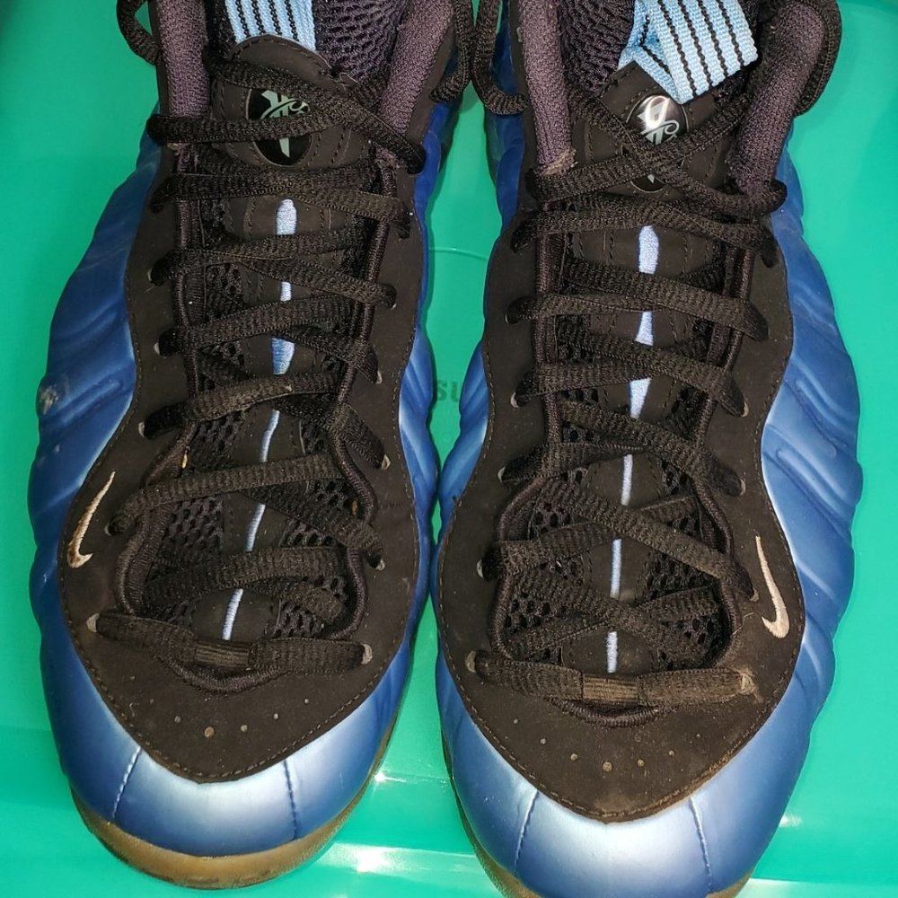 Nike Air Foamposite One; University Blue & Blk; Men's sz. 10.5